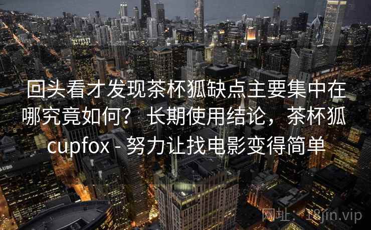 回头看才发现茶杯狐缺点主要集中在哪究竟如何？ 长期使用结论，茶杯狐 cupfox - 努力让找电影变得简单